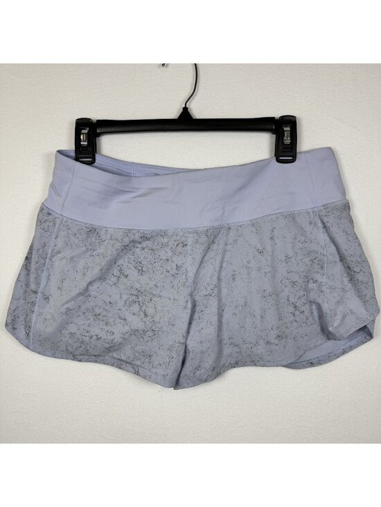 Lululemon Pants - Lululemon Speed Up High-Rise Short 2.5" Heathered Gray/Blue Size 8